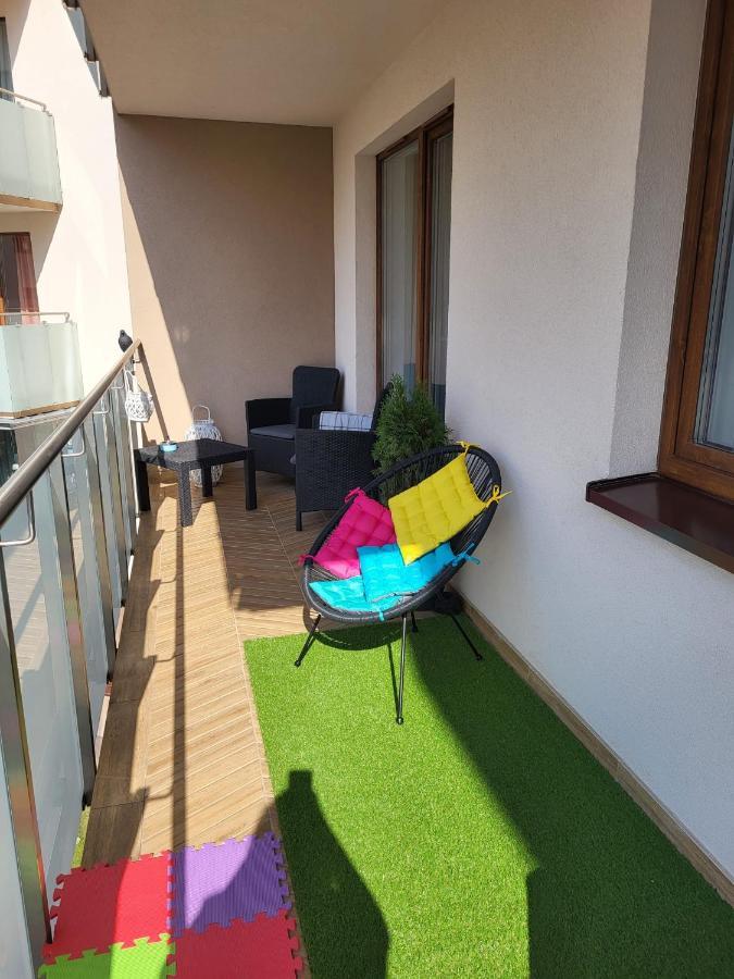 Apartament Rainbow Apartment เบียวิสตอก ภายนอก รูปภาพ