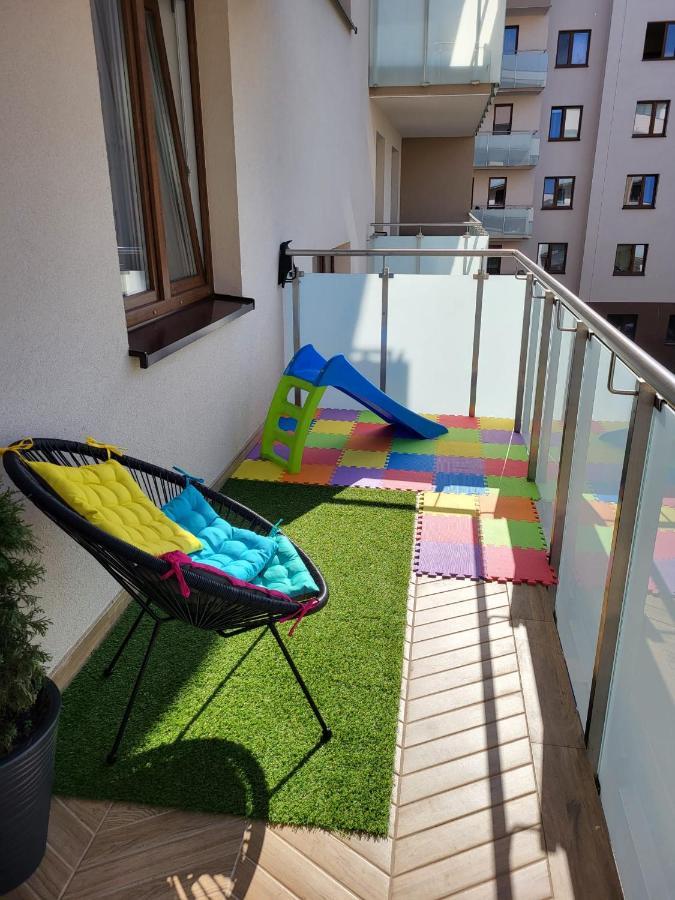 Apartament Rainbow Apartment เบียวิสตอก ภายนอก รูปภาพ